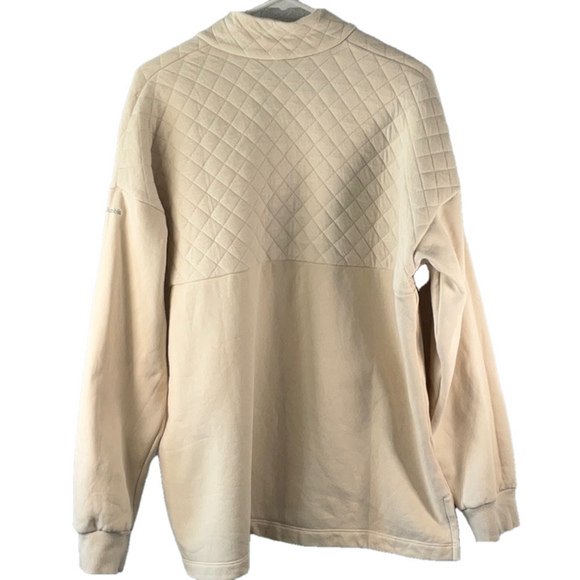Columbia Cream Quilted Pullover Size XL - Picture 3 of 5